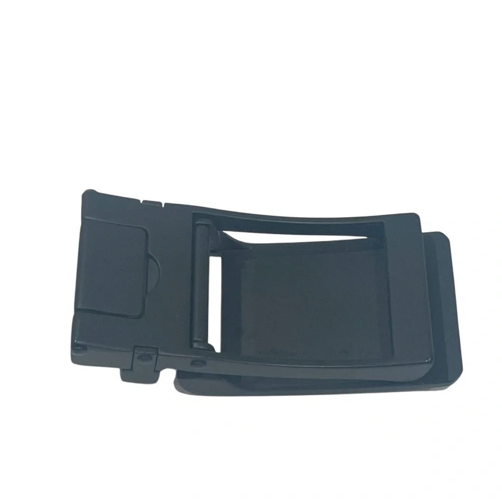 Men’s Black Belt With Black Utility Secure Buckle (Cut To Size 36-44” inch waist